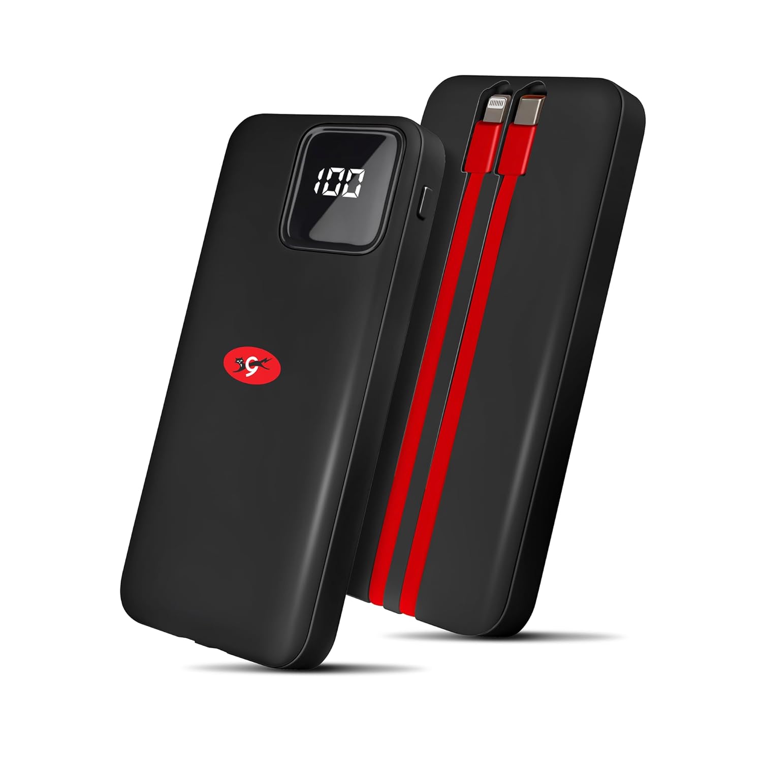 Eveready Ultima Power Bank PB10 with Built-in-Cables 10,000 mAh, 22.5W Fast Charging, Multiple Ports & Universal Compatibility, TypeC Input & Output, Digital Battery Indicator, Overcharging Protection - Image 2