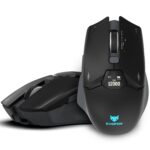 EvoFox Banshee 2 Wireless Gaming Mouse with Display Tri-Mode (2X BT,2.4G&Wired) | PixArt Sensor, 1000Hz Polling Rate, 12,000 DPI, 6 Programmable Buttons, Software Support - Image 2