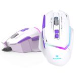 EvoFox Performance Series Banshee Rechargeable Wireless Gaming Mouse (2.4G+BT+Wired), Hyper Connect-Pixart3325 Sensor, Upto 1000Hz Polling Rate & 10000DPI,8 Programmable Buttons,Comprehensive Software - Image 2