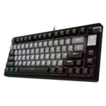 EvoFox Ronin Wired Mechanical Gaming Keyboard | 9 Layer Gasket Sound Dampening Design, Outemu Red Silent Switches, Hot Swappable, Per-Key RGB, nKey Rollover, Volume Knob | Windows Software (Black) - Image 2