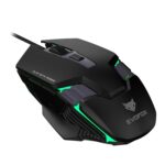 EvoFox Starter Series Spectre USB Wired Gaming Mouse | Upto 3600 DPI Gaming Sensor | 6 Buttons | Upto 7 Million Clicks | 7 Colours Rainbow Lighting with Breathing Effect | 1.5m Braided Cable (Black) - Image 2