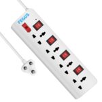 FEDUS 4 Meter 13 Feet Long Switch Board Extension | Pack 1 Extension Boards with Switch,Extension Board with Long Wire, Extension Board for Computer, Surge Protectors Spike Buster, Switch Board - Image 2