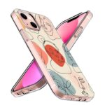 Fashionury Silicone Designer Printed Back Case Cover for Apple iPhone 13-D0090 - Image 2