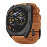 Fastrack Cosmix 1.32" AMOLED Display Metal Case Smart Watch with Heart Rate Monitor,AI Watchface & Chat,Push Button Interactions,BT Calling,IP68 Water Resistant Upto 5 Days Battery Life -Copper Clay - Image 2