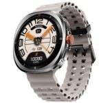 Fire-Boltt Axiom Round Smart Watch 1.43″ Super AMOLED Display with Always‑On Mode, Bluetooth Calling, Rotating Crown, SPO₂ & Heart Rate Monitor, IP67 Waterproof Silicone Smartwatch for Men - White - Image 2