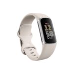 Fitbit Charge 6, Porcelain/Silver Aluminum - Image 2