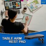 FreshDcart FDCA2010 Arm Rest Pad, Arm Wrist Rests Hand Shoulder Protect Adjustable arm Support with Rotating arm Support Chair Extender for Home Office Desk Mouse Pads (Black Pack of 1) - Image 2