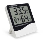 FreshDcart Room Temperature Thermometer with Humidity Meter – Accurate Indoor Sensor, Clear LCD Display, Digital Wall Clock Thermometer, Real-Time Monitoring, Ideal for Home, Office, Comfort & Health - Image 2