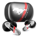 GOBOULT x Mustang Dyno Earbuds with 60H Playtime, App Support, Dual Pairing, 4 Mics ENC, 45ms Low Latency, 13mm Drivers, Touch Controls, Made in India, IPX5 Ear Buds Wireless (Silver) - Image 2