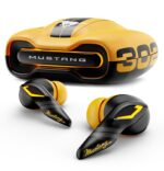 GOBOULT x Mustang Torq Wireless in Ear Earbuds with 60H Playtime, App Support, Quad Mic ENC, 45ms Low Latency, 13mm Driver, Breathing LEDs, Made in India Ear Buds Wireless (Yellow) - Image 2