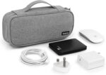 Gadget Organizer Case Electronic Accessories Organizer Bag Tech Kit Organizer Travel Organizer for Cables Charger Power Cord Power Bank Hard Disk (Grey, PACK OF 1, nylon) - Image 2