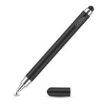 Gizga essentials 2 in 1 Universal Stylus Pen for All Touchscreen Devices| Fine Point Disc Tip & Soft Rubber Tip Touch Pen for iPad/Pro/Air/mini, iPhone, iOS/Android, Tablets, Smartphones, (Black) - Image 2