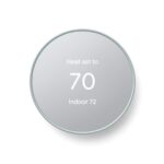 Google Nest Thermostat - Smart Thermostat for Home - Programmable Wifi Thermostat - Fog - Image 2