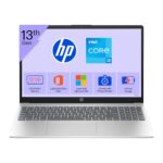 HP 15, 13th Gen Intel Core i3-1315U (12GB DDR4, 512GB SSD) FHD, Anti-Glare, Micro-Edge, 15.6''/39.6cm, Win11, M365 Basic(1yr)* Office24, Silver, 1.59kg, fd0573TU, FHD Camera w/Shutter Laptop - Image 2