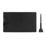 HUION HS610 Drawing Tablet 10x6.25 Inches Graphics Digital Tablet Tilt Function Battery-Free Stylus 8192 Pen Pressure with Touch Ring and 12 Shortcut Keys Support Android Windows MACOS, Black - Image 2