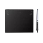 HUION HS64 Graphics Drawing Tablet Battery-Free Stylus Android Windows macOS with 6.3 x 4 inch Working Area Pen Tablet for Linux, Mac, Windows PC and Android (HS64, 6.3 x 4 inch), Black - Image 2