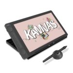 HUION Kamvas 13 (Gen 3) Drawing Tablet with Screen,13.3" Full-Laminated Art Tablet with Anti-Sparkle Canvas Glass 99% sRGB, PenTech 4.0, 16384 Pen Pressure Dual Dial for PC, Mac, Android (Black) - Image 2