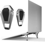 HUMBLE Mini Portable Laptop Stand,Invisible Computer Stand |Ergonomic Foldable Aluminum Anti-Slip Portable Tabletop Laptop/Keyboard Riser Holder Compatible with All Laptop/Keyboard (2Pcs)-Random Color - Image 2