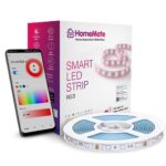 HomeMate Wi-Fi Multicolour Smart LED Strip Kit | 5 Meters | Music Sync Feature | No Hub Required | Works with Amazon Alexa, Google Home & Siri (RGB 5 Meter Kit with Built-in Mic Controller) - Image 2