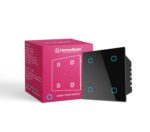 HomeMate® Wi-Fi Smart 4 Gang Touch Switch (Black, Pack of 1) | No Hub Required | Works with Amazon Alexa, Google Assistant & Siri - Image 2