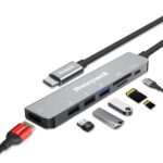 Honeywell 7-in-1 TypeC Docking Station with 4K HDMI,1xUSB 3.0, 2xUSB 2.0 & TypeC 3.0 PD 100W Charging Port, SD & Micro SD Slot,for All Type C Devices- MacBook,Laptop, Thunderbolt 3,PC,3 Years Warranty - Image 2
