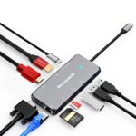 Honeywell New Launch 10-in-1 Type C Dock with Dual 4K HDMI, 1GBPS RJ45 Ethernet Port, 2xUSB 3.0, 1xUSB 2.0 & Type C 3.0 PD100W, VGA Port, SD & MicroSD Slot, for All Type C Devices- Windows/MacBook - Image 2