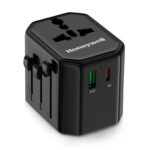 Honeywell New Launch Universal Travel Adapter 12W, 3-in-1 Fast Charging, Universal Socket, TypeC, USBA, Worldwide Wall Charger for EU,US,UK & CN/AUS, Devices, 3Yr Manufacturer Warranty - Image 2