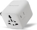 Honeywell New World Travel Adapter, Universal & US Socket, Charge 2 Devices Simultaneously, Worldwide Plug for EU, US, UK & CN/AUS, Overload & Over Voltage Protection, 3 Year Manufacturer Warranty - Image 2