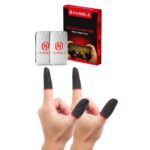 Humble Gaming Thumb & Finger Sleeves – Anti-Slip, Sweat-Proof, High Precision for PUBG, COD, Freefire & Other Mobile Games – Breathable, Washable & Universal Fit – 2 Pairs (4 Pcs) - Image 2