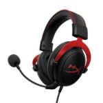 HyperX Cloud II – Wired Gaming Headset for PC, PS5 / PS4. Active Noise Cancellation, Over Ear, circumaural, Closed Back, Virtual 7.1 Surround Sound - Black-Red (4P5M0AA) - Image 2