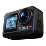 IZI One Pro 5.7k Action Camera | Ultra HD Sony STARVIS Sensor | 20M Body Waterproof | 2 x Battery with 240min Recording | Dual OLED, 6-Axis Gyro Stabilisation | HQ Mic Support | Reels, Vlogs & Bikes - Image 2