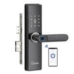 LAVNA Smart Wi-Fi Door Lock | 7 Way Unlock | Fingerprint, Mobile App, WiFi + Bluetooth, RFID Card, OTP, PIN and Manual Key Access for Wooden Doors | SS Locking Bolts (LA16 WF) - Image 2
