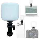 LED Video Light for Phone, Camera, Laptop, Meeting, Photography, and Lighting, 360° Rotation, Rechargeable with Clip & Type C, Dimmable & Rechargeable - Image 2