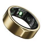 Leaf Halo Smart Ring | Health Tracker | Sleep, Fitness, Stress | Includes 30+ Workout Modes | Battery upto 10 Days | Buy Sizing Kit First | Track Steps, HRV, SPO2 & Periods | Luxe Gold - Size 10 - Image 2