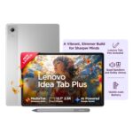 Lenovo Idea Tab Plus with Pen | Wifi |12.1" 2.5K Display, 800nits Peak Brightness |12GB RAM + 256GB ROM (Expandable upto 2TB)| MediaTek Dimensity 6400| 10200mAh|4 Speakers with Dolby Atmos| Cloud Grey - Image 2