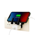 Leo Universal Mobile Holder & Wall Socket Charging Stand | Anti-Slip ABS Mobile Stand for Smartphones & Tablets | Portable Multi Phone Holder for Home, Office & Travel - Image 2