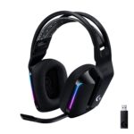 Logitech G 733 Lightspeed Over Ear Wireless Gaming Headset with Suspension Headband, LIGHTSYNC RGB, Blue VO!CE Mic Technology and PRO-G Audio Drivers - Image 2