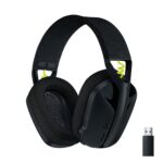 Logitech G435 Light Speed and Lightweight Gaming Bluetooth Wireless Over Ear Headphones with Mic, 18H Battery, Compatible for Dolby Atmos, Pc, Ps4, Ps5, Mobile - (Black) - Image 2
