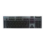 Logitech G915 X LIGHTSPEED Low-Profile Wireless Gaming Keyboard, Double-Shot PBT Keycaps, Fully Programmable Keys, RGB Backlighting, Sleek Aluminum Finishing, GL Brown Tactile Switches - PC/Mac- Black - Image 2