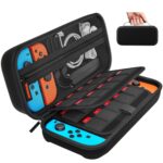 M.G.R.J® Portable Carrying Case Cover for Nintendo Switch / Switch OLED Accessories, with 20 Games Cartridges (Hard|EVA|Black) (Console & Accessories are not Included) - Image 2