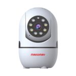MANOMAY Bot Pro 2MP Smart CCTV Wi-fi Home Security Camera with Color Night Vision | Pan Tilt 360° View | 2 Way Talk | Baby Pet Monitoring | Motion Detect Tracking | Supports SD Card Up to 256 GB - Image 2