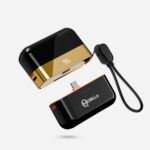 MPower Fusion Powerbank | India’s First 2-in-1 Powerbank | 10000mAh Battery Capacity | 22.5W PD-QC 3.0 Fast Charging | Built-in & Detachable Cables | Battery Display | Multi-Layered Protection (Black) - Image 2
