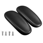 Maktune Pad Office Chair Armrest Ergonomic Comfort, Universal Fit, Includes 4 Screws | Adjustable Chair Handle Cushion, Replacement Parts, Rolling Chair Accessories, Spare Hand Rest (Doom, PU Foam) - Image 2