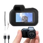 Mini Digital 128 GB Camera, Spot Shooting, Compact, Small, LCD Display, Card, Monorreflexes, Portable Video Recorder, Operation, Keychain, Memory, Photography, Vlogging, - Image 2