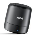 Mivi Play Bluetooth Speaker with 12 Hours Playtime. Wireless Speaker Made in India with Exceptional Sound Quality, Portable and Built in Mic-Black - Image 2