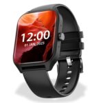 Nervfit Pulse Smartwatch with 1.83" TrueColor+ HD Display | Bluetooth Calling | Waterproof | Heart Rate & SpO2 Tracking | Sleep & Stress Monitor | 5-Day Battery | Sports Modes (Pulse Black) - Image 2