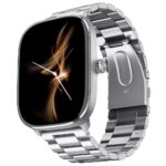Noise New Macro Smart Watch with 2.0” HD Display,Metallic Finish BT Calling, Functional Crown, 7 Days Battery Life, Sleep Tracking, 200+ Watch Faces (Elite Silver) - Image 2