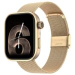 Noise Pro 6 Smart Watch:Intelligent AI, Endless AI Watch Faces, AI Companion, 1.85" AMOLED, EN2 Processor, Nebula UI 2.0, Emergency SOS, Compatible with iOS & Android(Champange Link), Brown - Image 2