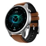 NoiseFit Halo 1.43" AMOLED Display, Bluetooth Calling Round Dial Smart Watch, Premium Metallic Build, Always on Display, Smart Gesture Control, 100 Sports Modes (Vintage Brown) - Image 2