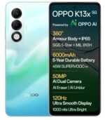 OPPO K13x 5G 6000mAh and 45W SUPERVOOC Charger & AI (Breeze Blue, 128 GB) (6 GB RAM) - Image 2